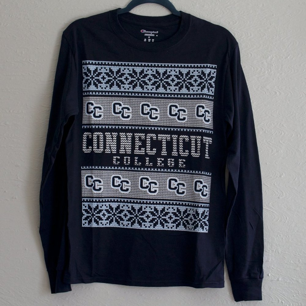 Champion Connecticut College Long Sleeve Shirt - Size S